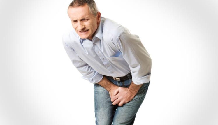 Prostatita acută la un bărbat se manifestă prin dureri severe în zona perineală